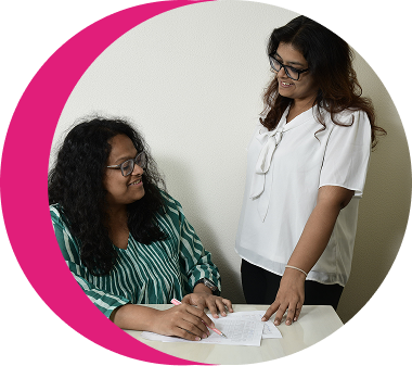 Diverse group of South Asian women, queer, and gender-nonconforming fellows engaged in a co-learning session during the One Future Fellowship, symbolizing the program’s focus on intersectional feminist leadership and collective social justice action
