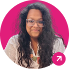 Image of a women wearing spectacles.